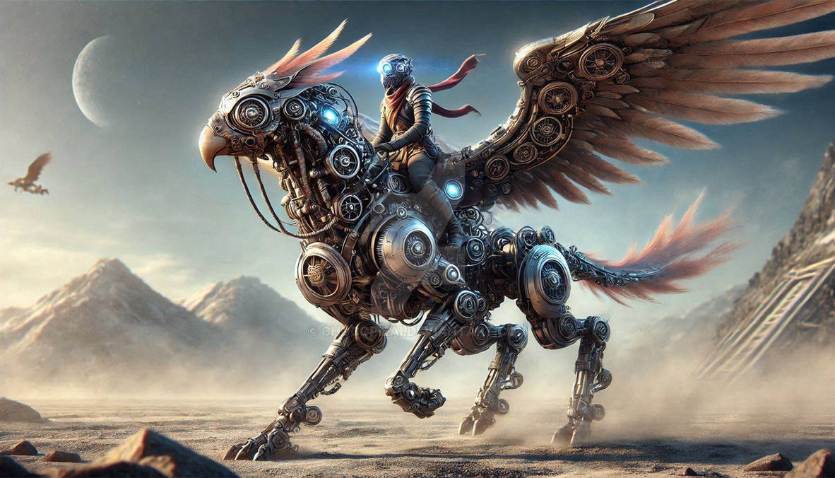 Adopt Mechanical Riding Griffon - Open by ChocoPieAI on DeviantArt