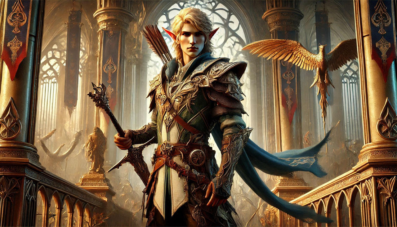 Elf Bitmap Elf in the Enchanted Castle by ChocoPieAI on DeviantArt