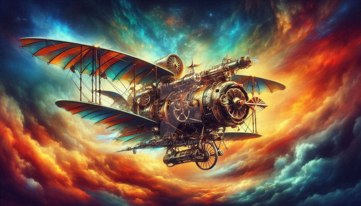 Flying Machine Dt Fantasy Flying Machine 2 - Open by ChocoPieAI on DeviantArt