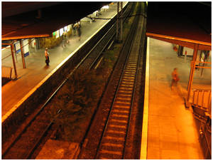 Movement am Bahnhof