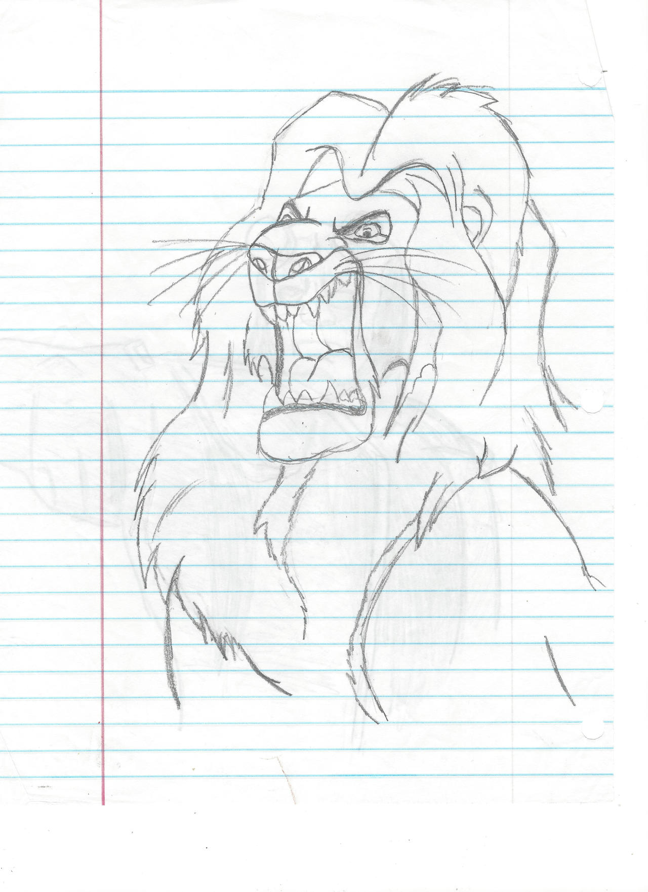 Simba Roaring by AlphaKiwii on DeviantArt