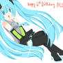 Happy 6th Birthday Miku!