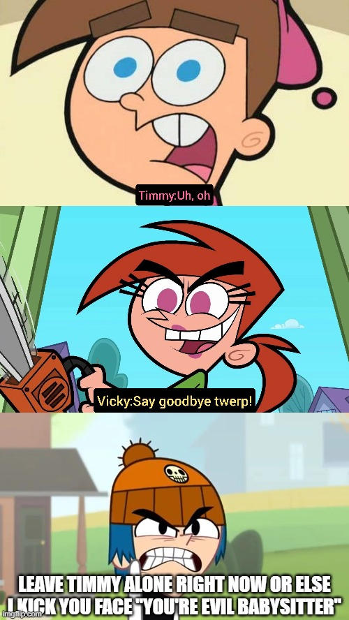 Corey Riffin Protects Timmy From Vicky by RyshanKaraokeRKC on DeviantArt