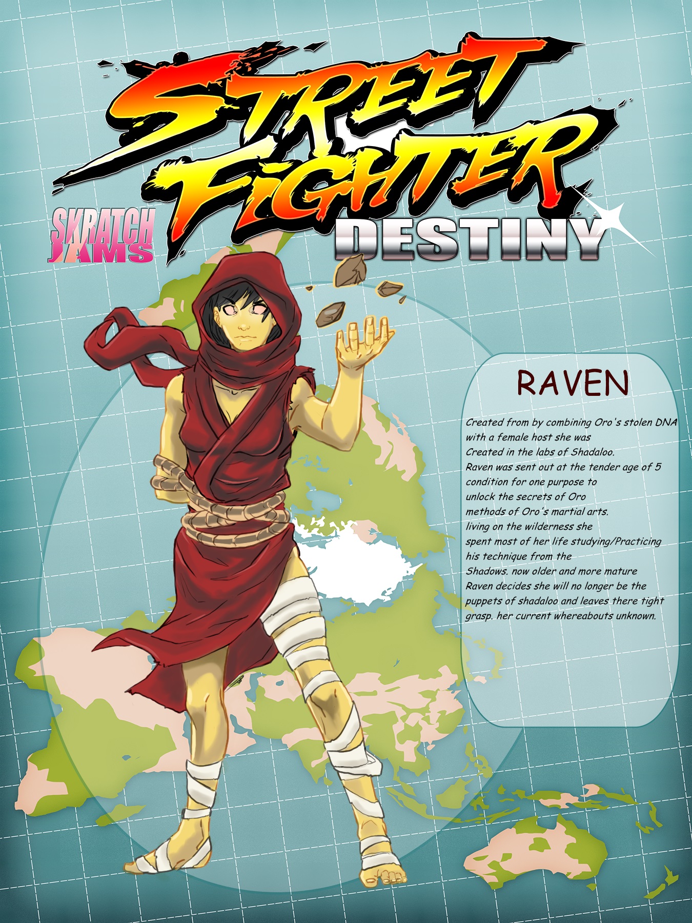 Street Fighter Destiny JAM ''Raven''