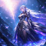 Frost Enchantress Under the Sapphire Moon