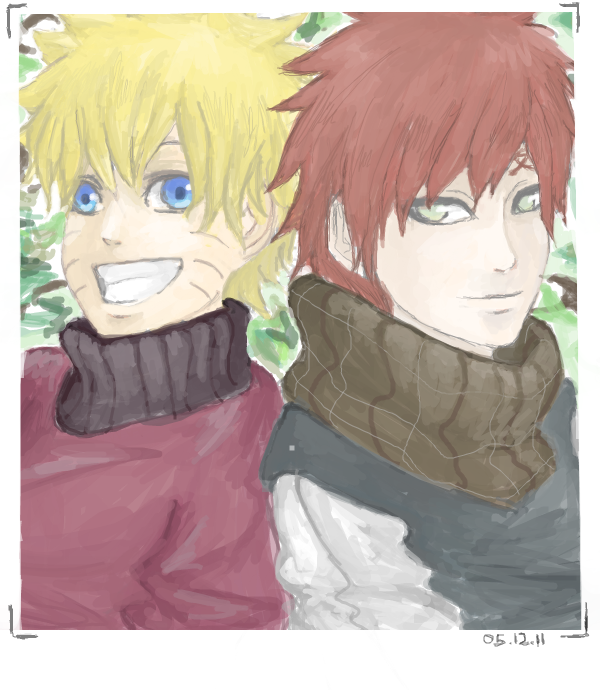 Photo with Gaara.