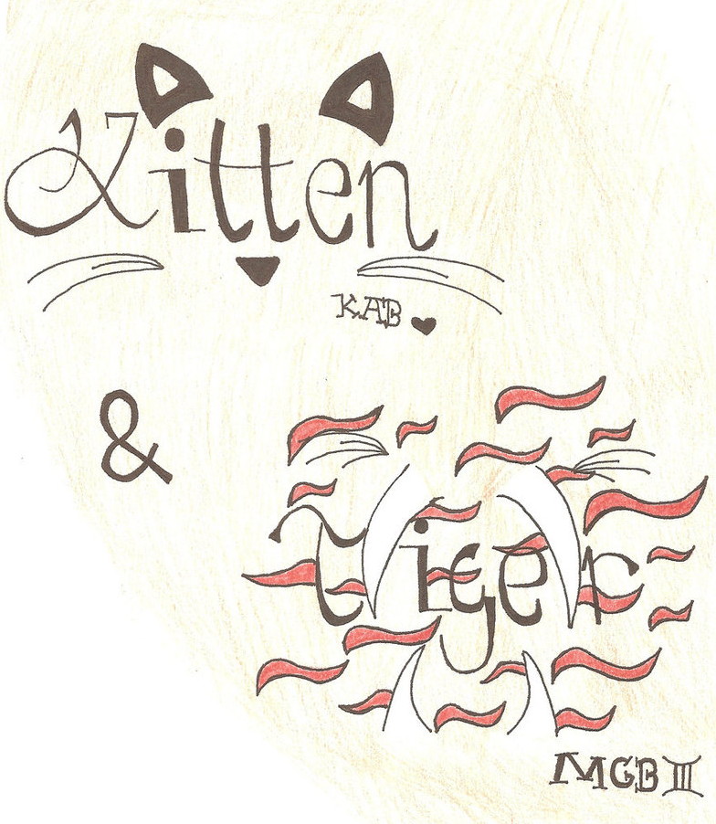 Kitten And Tiger Tat