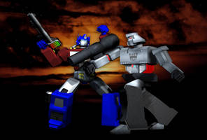 Optimus Prime vs Megatron