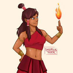 Fire Nation Korra