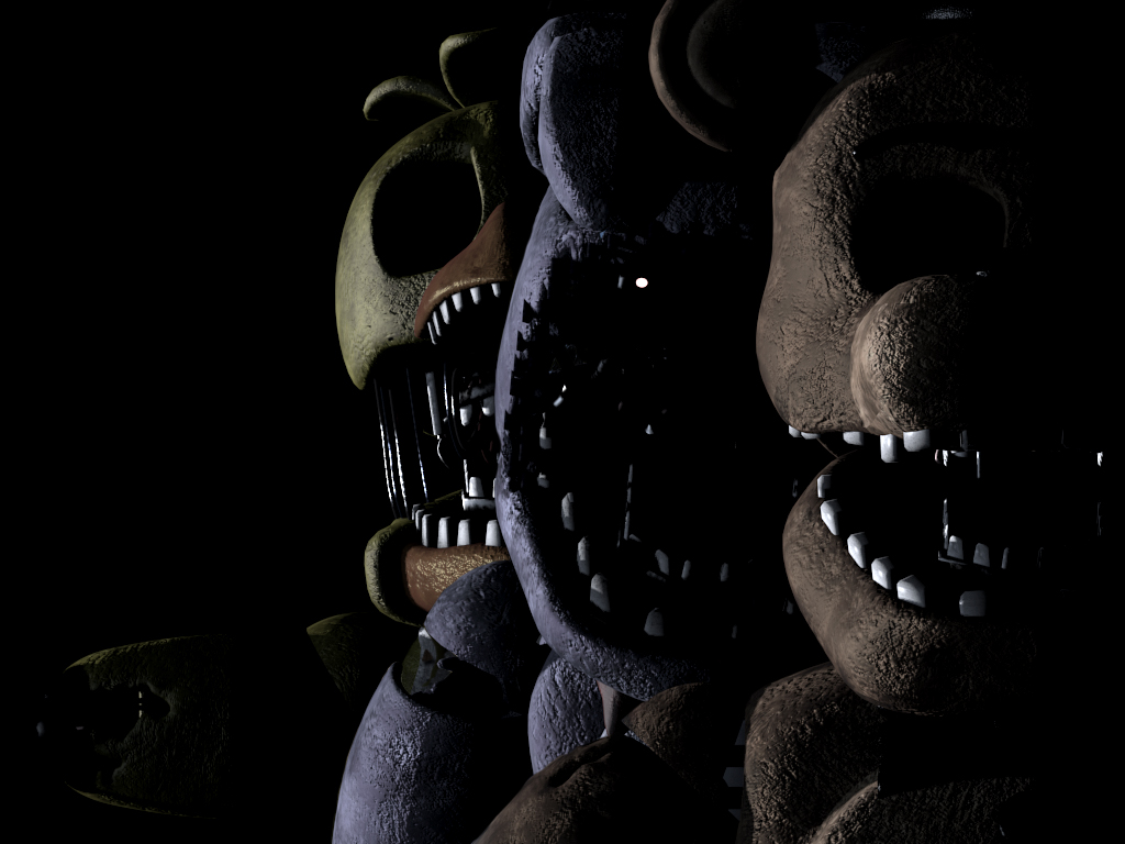 Five Nights at Freddy's 2 Wallpaper - Old F, B, C by PeterPack on DeviantArt