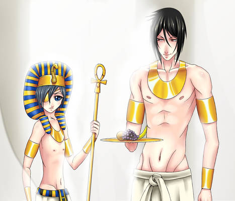 Egyptian Ciel and Sebby