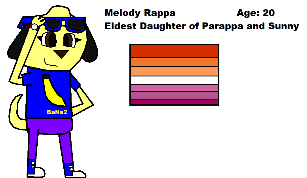 Parappa The Rapper OC: Melody by PurpleWolfPuppy on DeviantArt