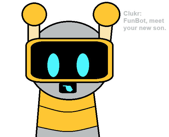 FunBot's Baby by PurpleWolfPuppy on DeviantArt