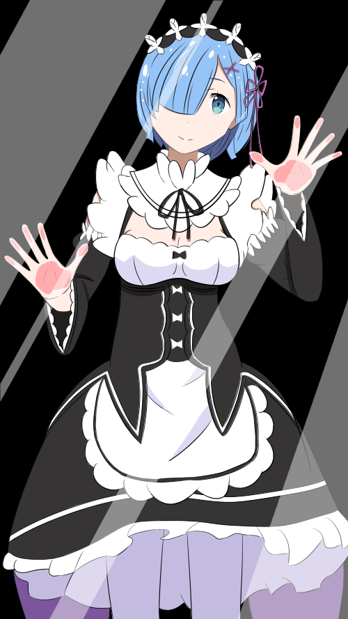 Rem glass wallpaper