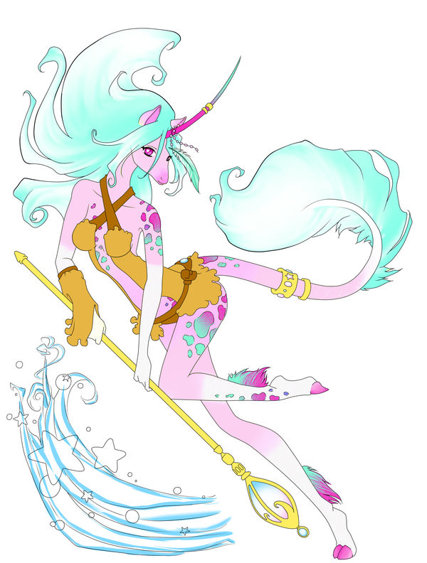 . Unicorn Mage . WIP .