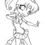 Chibi Sailor Jupiter . lineart