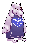 Toriel pixel doll by DominoBear