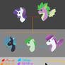 Rarity and Spike family tree {FluffyVerse}