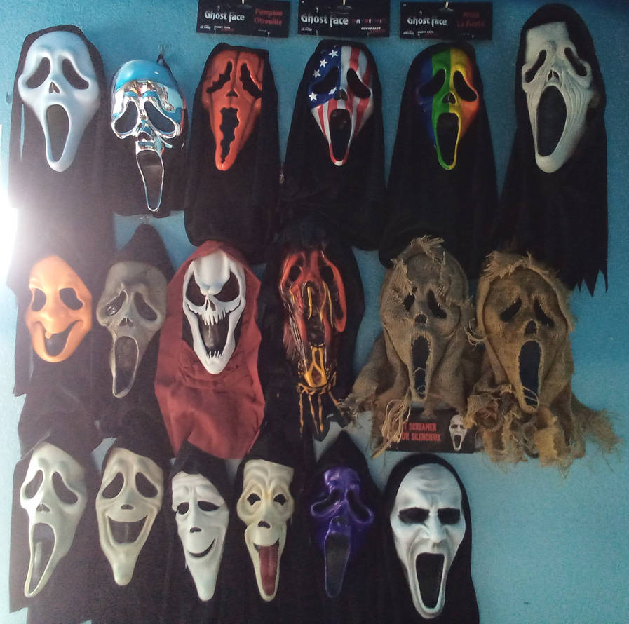 Ghost Face Mask Collection so Far By ElvisPresleyFan3577 On DeviantArt ghost-face-mask-collection-so-far-by-elvispresleyfan3577-on-deviantart