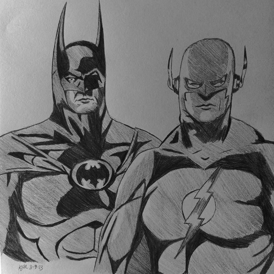 Batman and Flash by ElvisPresleyFan3577 on DeviantArt