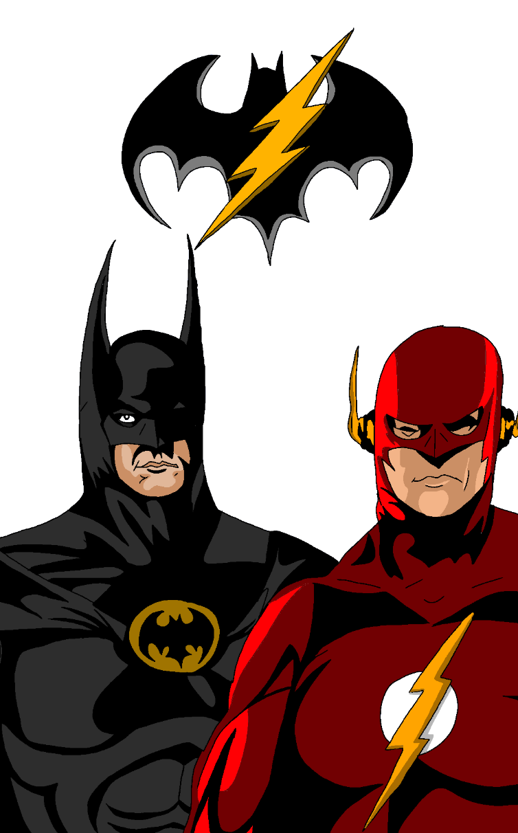 Batman and Flash (digital) by ElvisPresleyFan3577 on DeviantArt