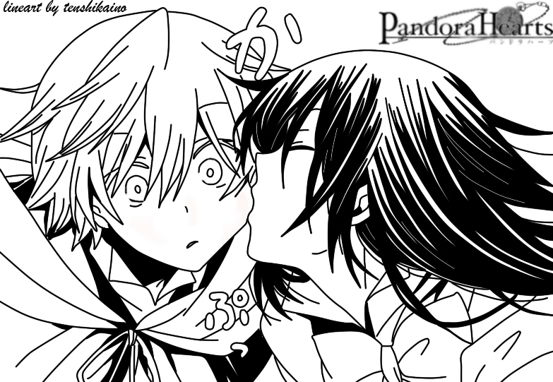 Oz x Alice-Pandora heart ::LINEART::