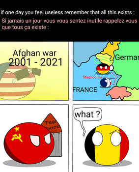 Countryball comics n.12 - Sorry belgium