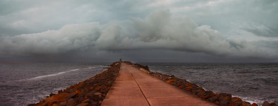 cold front meets warm front