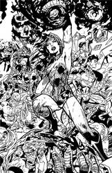 Justice League 'INKS' - Jim Lee