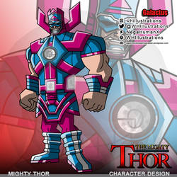 Mighty Thor - Galactus by NegaHumanX