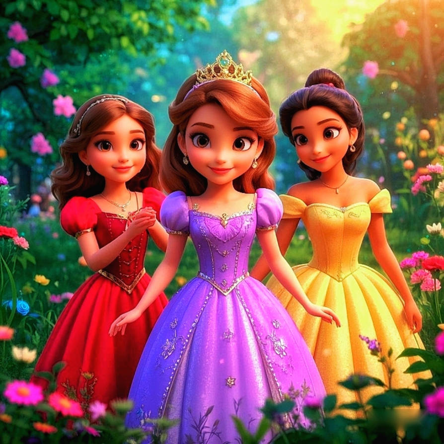 Three Princess A Tale of Three Princesses by Disney5artist on DeviantArt