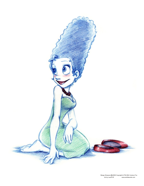 Marge Simpson Pencils