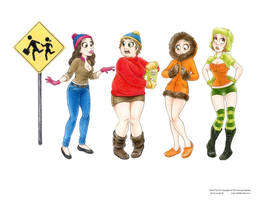 South Park Girls by Laurie B