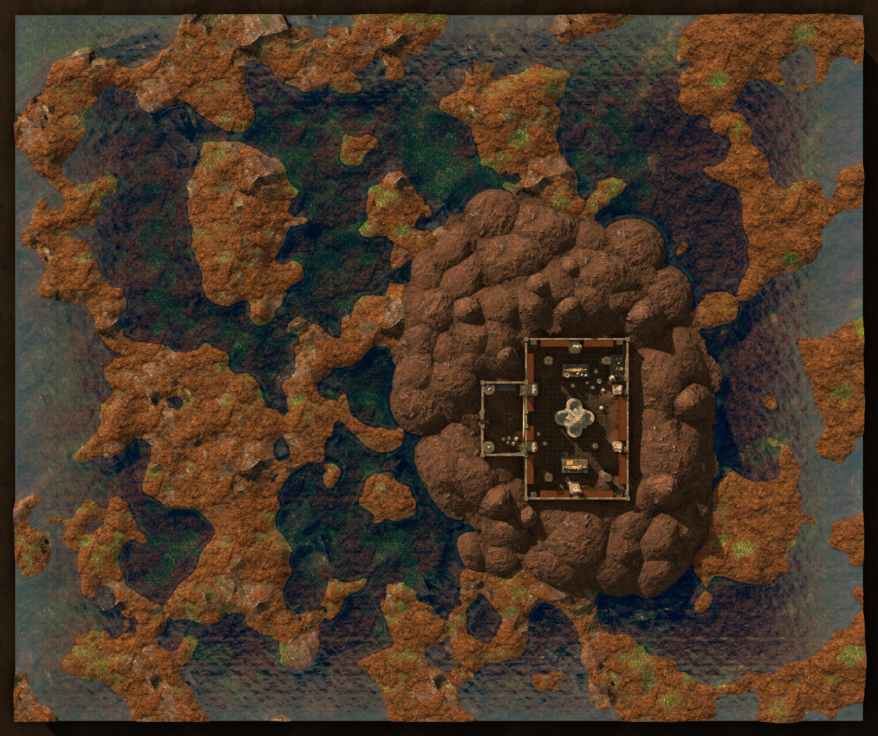 Floodplains with Tomb