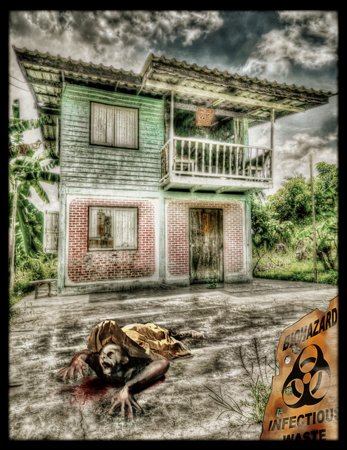 Some fun with HDR and the Garden Zombie