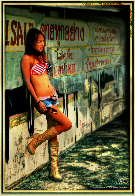 Model in Graffiti Thailand