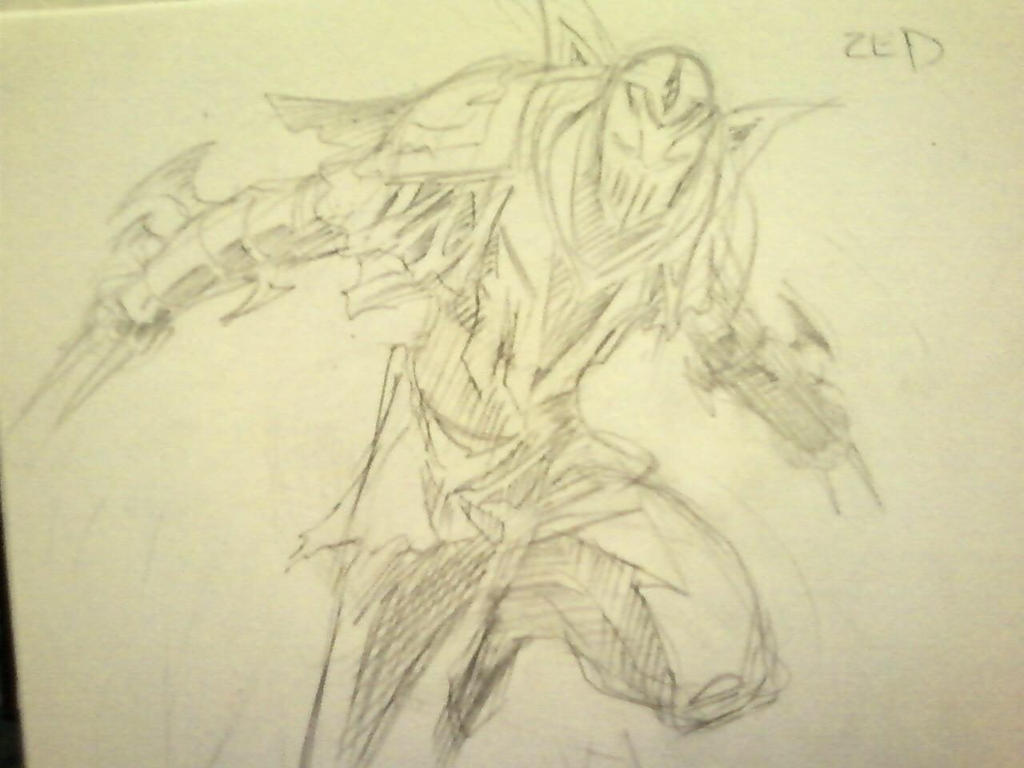 daily sketch league of legends zed by LandonFranklin on DeviantArt
