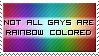 Rainbow Colored Stamp