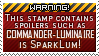 Spoiler Alert Stamp