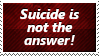 Suicide Stamp by SparkLum