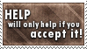 Accept Help Stamp
