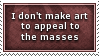 Don't Appeal To Masses Stamp by SparkLum