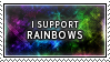Rainbows Stamp by SparkLum