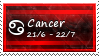 Cancer Stamp by SparkLum