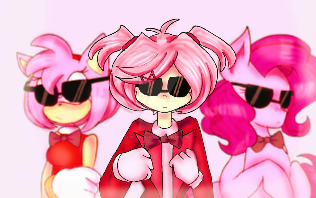 Girls in Pink by GalaxyArtz667 on DeviantArt