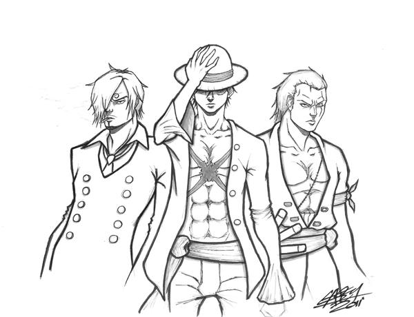 One Piece - Strawhats WIP by KC-Bladed on DeviantArt