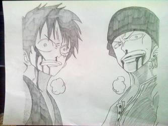 Luffy vs Zoro