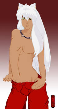 inuyasha is a sexy beast