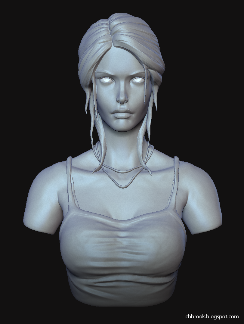 Daily Sculpt 10  - Lara Croft