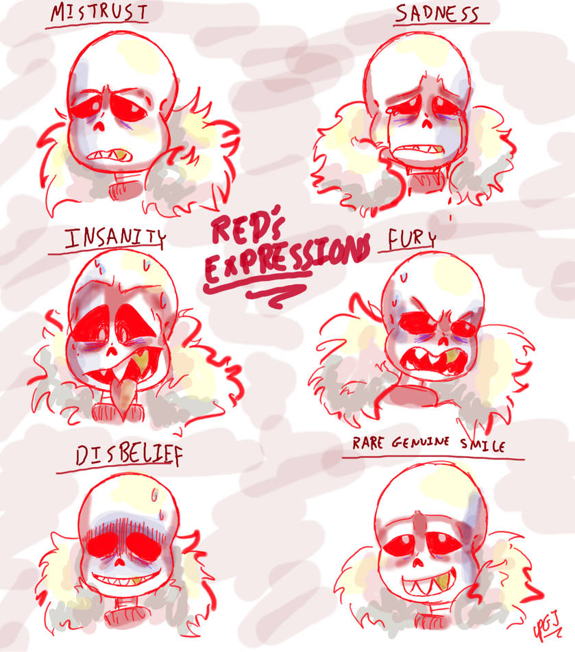 Red's expressions practice by PierreREDmoon on DeviantArt